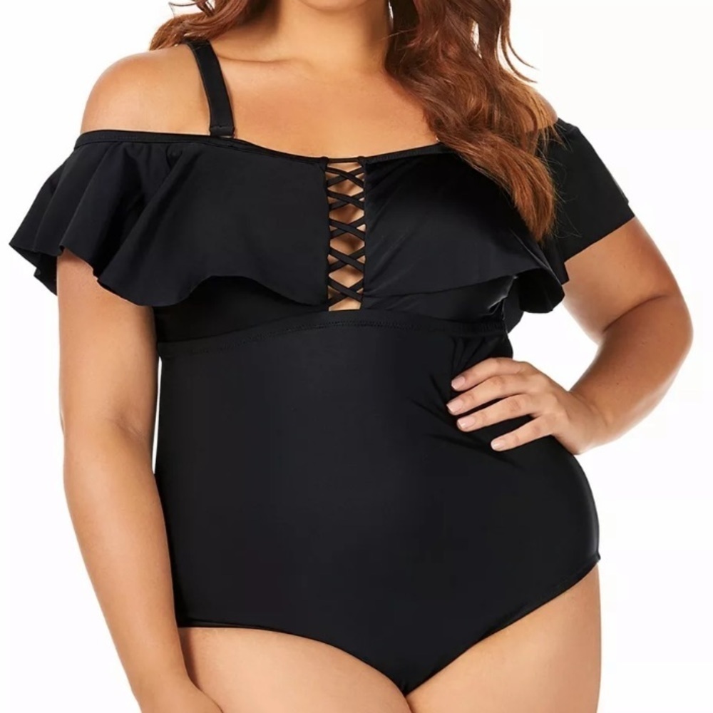 Raisins Curve Caicos Plus Size One Piece Swimsuit
